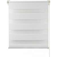 Двойная рулонная штора ПраймДекор Миниролло белый, 57x160 см 16057001