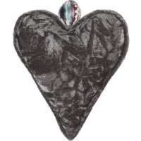 Сердце Karlsbach темно-серое 15x13cm 6 шт. 08954