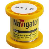 Припой NEM-Pos02-61K-1-K100 ПОС-61 (100 гр; 1 мм; катушка) Navigator 93082