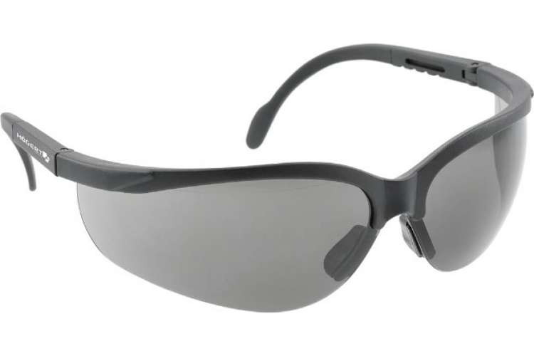 Защитные очки HOEGERT TECHNIK MAINZ темные, универсальный размер HT5K007