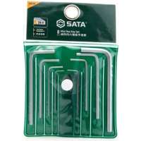 Шестигранники SATA 8 предметов угловые мини пластиковый блистер 09119