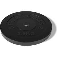 Диск BARFITS Sportcom обрезиненный, 26 мм, 2.5 кг, черный ск025