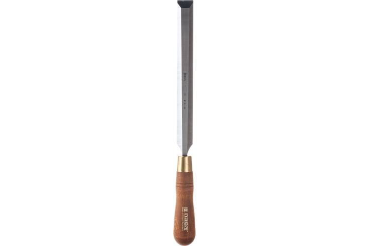 Удлиненная плоская стамеска Narex с ручкой WOOD LINE PLUS 25 мм 813225