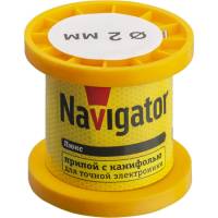 Припой NEM-Pos02-61K-2-K100 ПОС-61 (100 гр; 2 мм; катушка) Navigator 93084