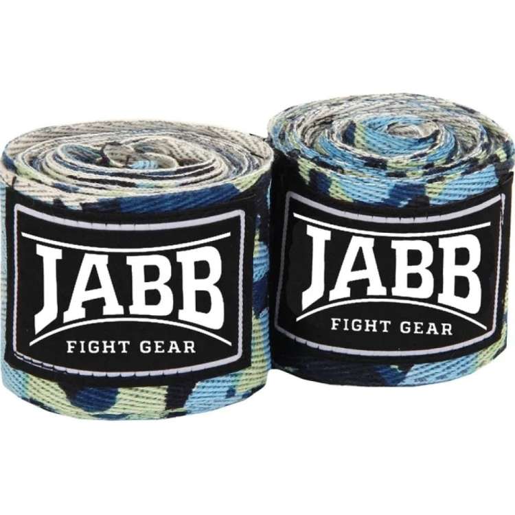 Боксерские бинты Jabb je-3030 bcam, синий/камуфляж, 3.5м 4690222156072