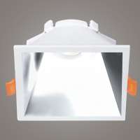 Встраиваемый потолочный светильник RITTER Artin скрытая лампа 84x84x35мм монтажное отверстие 75x75 GU5.3 белый 51439 8