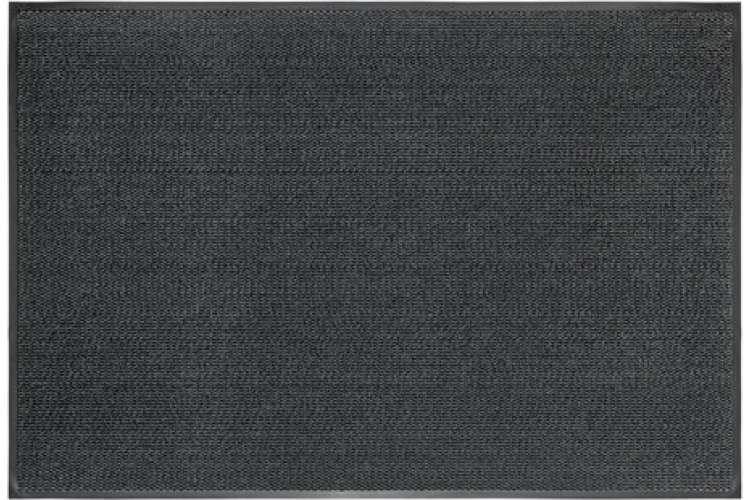 Придверный износостойкий влаговпитывающий коврик ЛАЙМА ТАФТИНГ EXPERT 80х120см серый 606885