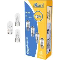 Лампа накаливания KRAFT W3W 24v3w W2.1x9.5d упаковка 10 шт. KT 700034
