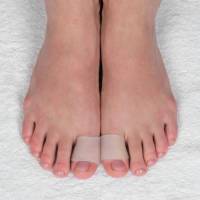 Защитные чехлы на пальцы ног ONLITOP 3х2.5х1.5см белый, пакет ОТ 2835531