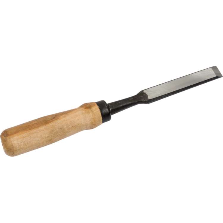 Плоская стамеска Арефино Инструмент горячая штамповка, с деревянной ручкой, 16 мм С24