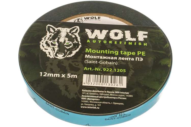 Монтажная лента Wolf Saint-Gobain 12 мм х 5 м 922.1205