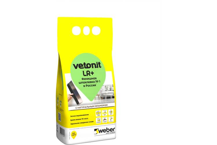 Финишная шпаклевка Vetonit LR+ 5 кг 1020751