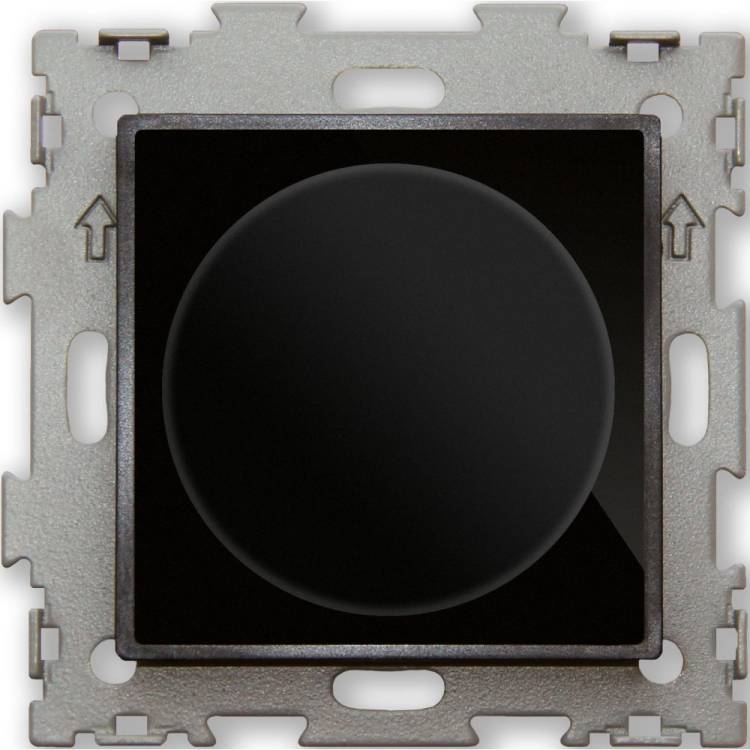 Диммер CGSS светорегулятор черный Эстетика GL-F33-BCG