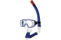 Набор для плавания ATEMI маска+трубка, синий, 24101 00000047691