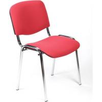 Стул Easy Chair ZPUPEChair RioИЗО хром, ткань красная 550729