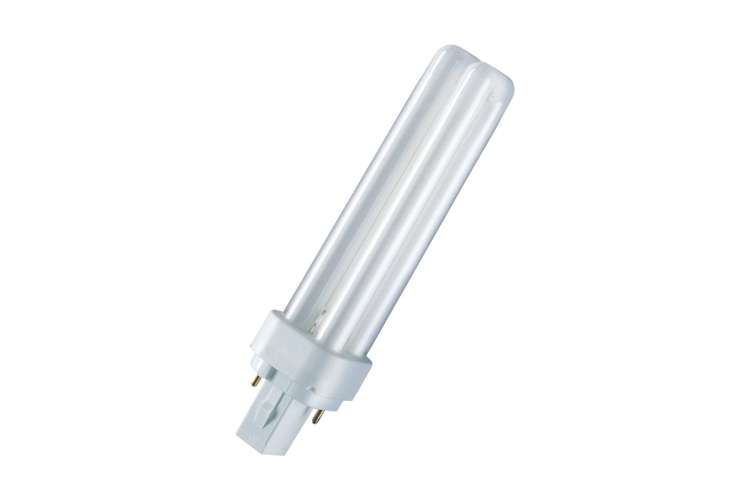 Компактная люминесцентная лампа OSRAM DULUX, неинтегрированная 18W/865 GX24q-2 10X1 4050300564944