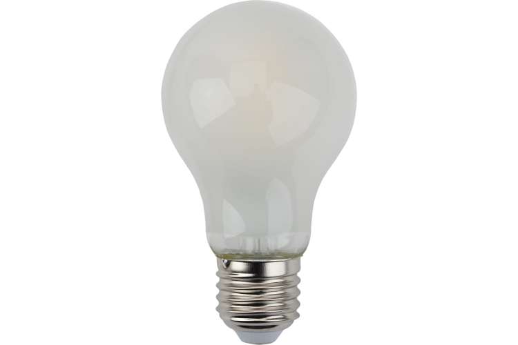 Филаментная лампа ЭРА F-LED A60-15W-840-E27 frost, груша, матовая, 15 Вт, нейтральная, Е27, 10/100/1500 Б0046984