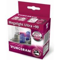 Набор ламп TUNGSRAM 2 X H7, Megalight Ultra +90 ,+ 2 X 501NB W5W, 12 В 93113952