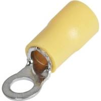 Кольцевой изолированный наконечник HLT НКИ 5.5-5 кольцо 4-6 мм желтый упаковка 100 шт 084-04-10,084-04-010 4670042790816