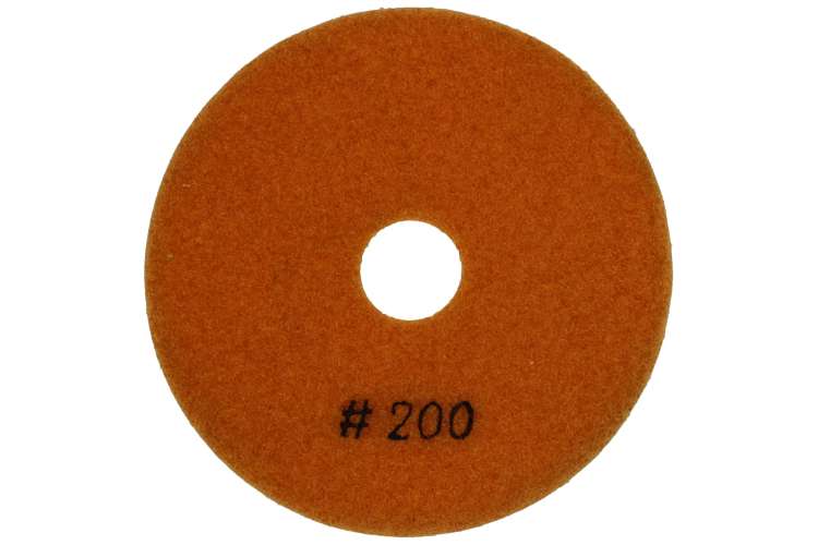 Алмазный гибкий шлифовальный круг Orientcraft АГШК 100 мм, P200, Черепашка для влажной шлифовки 100200