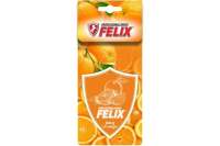 Бумажный ароматизатор FELIX подвесной, брызги сочного апельсина 411040030