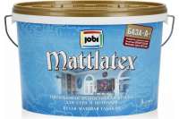 Краска интерьерная влагостойкая JOBI MATTLATEX 5 л 11819