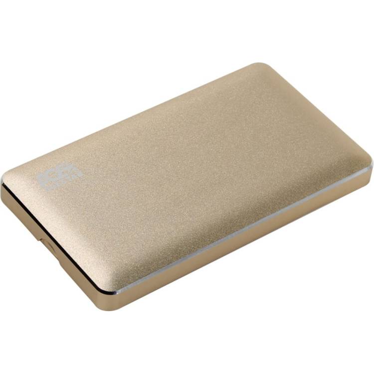 Внешний корпус AgeStar USB 3.0 2.5" SATA, алюминий, золотой, безвинт конструкция, 3UB2A16 (GOLD)