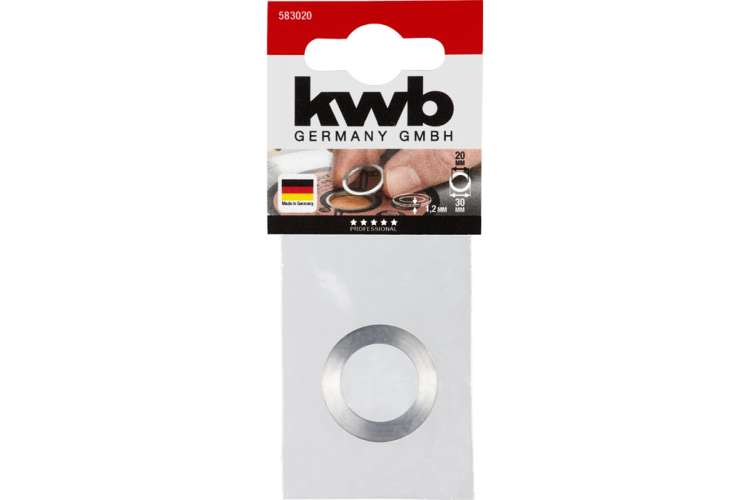 Кольцо переходное для пильных дисков  20/30 мм kwb 58-3020