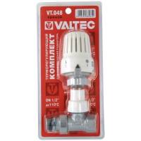 Прямой клапан с термостатической головкой для радиатора 1/2 Valtec VT.048.N.04