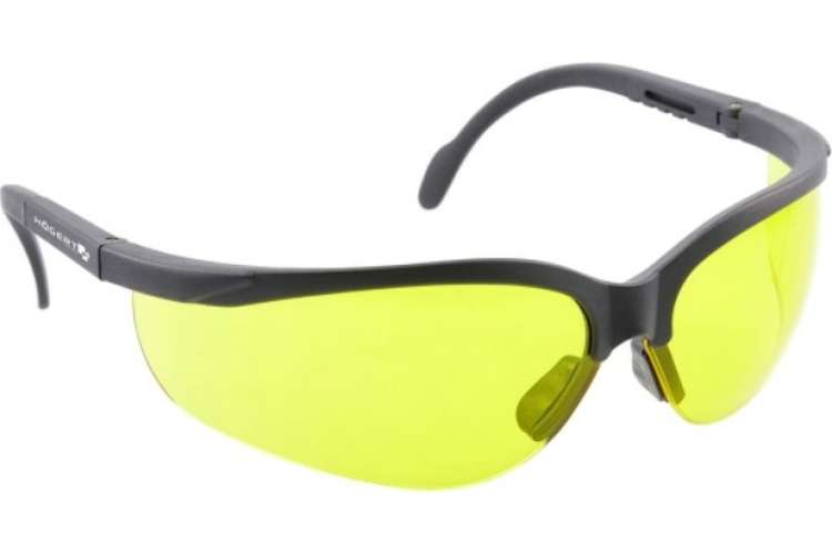 Защитные очки HOEGERT TECHNIK MAINZ желтые, универсальный размер HT5K006