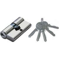 Цилиндр замка DORF ECONOMY ключ/ключ, английский, никель, 45-45, блистер DORF_ECO_90(45x45)_k_k_бл