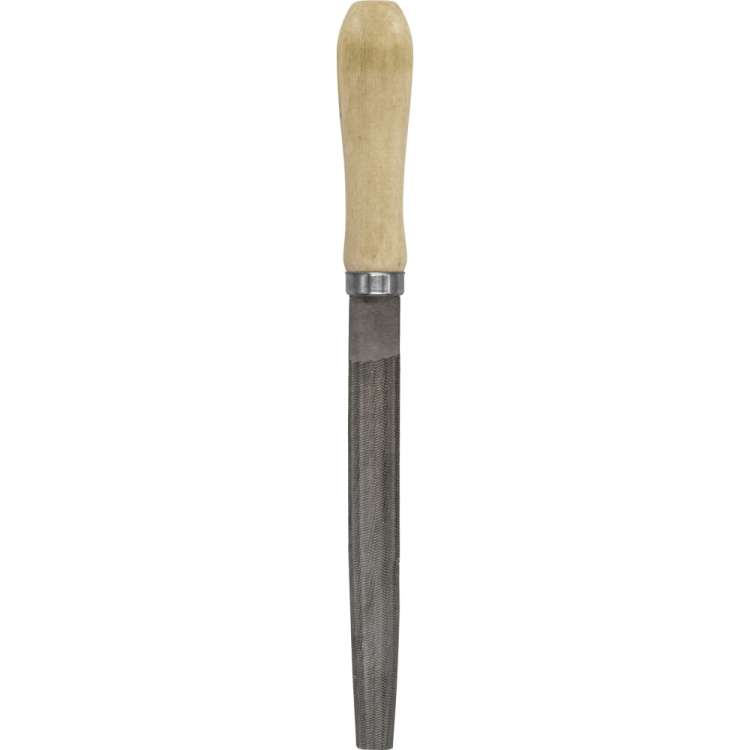 Полукруглый напильник РемоКолор 150 мм, №2, деревянная ручка 40-1-641
