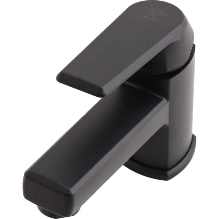 Полимерный смеситель для раковины, черный OneLife P02-021b