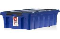 Подкроватный контейнер на роликах с крышкой Rox Box 35 л, синий 035-00.06