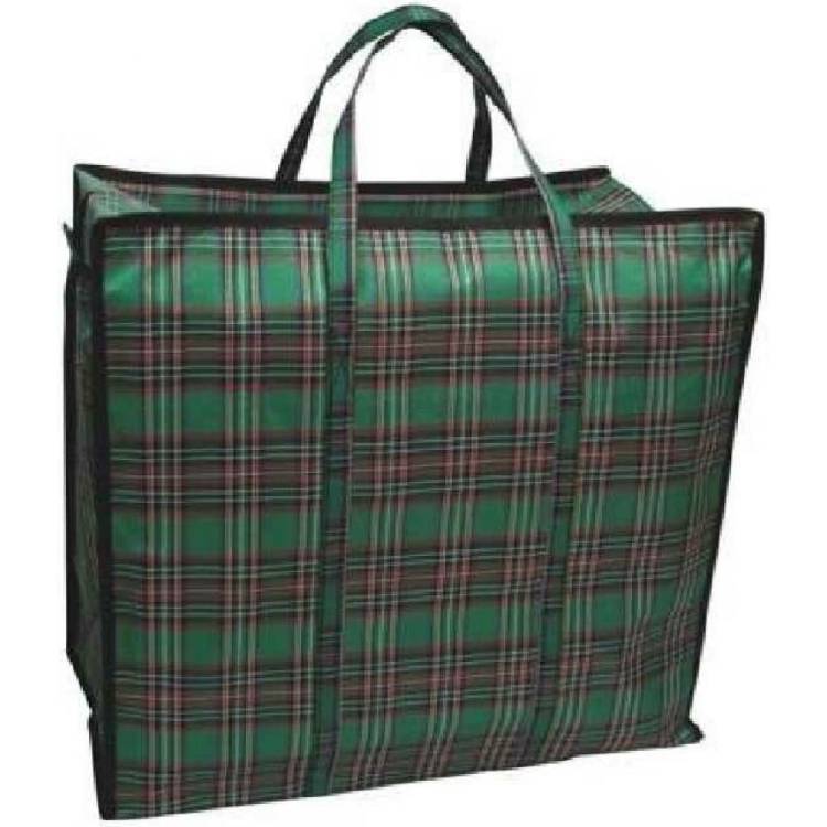 Тканевая хозяйственная сумка на молнии Beroma зелёный 07709882