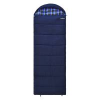 Спальный мешок с фланелью Jungle Camp Glasgow левая молния, цвет синий 70954