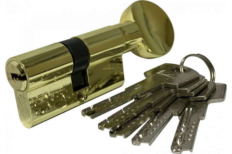 Цилиндровый механизм Вантаж 5 ключей, золото ZС70,35Cx35 РВ