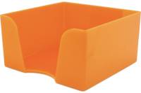 Пластбокс для бумажного блока ОСКОЛПЛАСТ 9х9х5 см, оранжевый 995-12