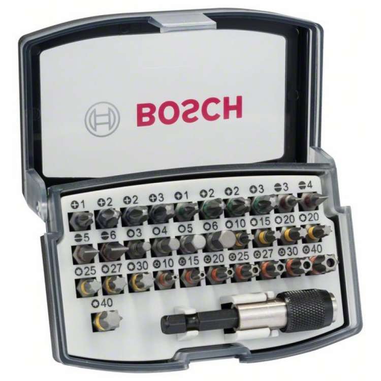 Набор бит с держателем, 32 шт. Bosch 2607017319