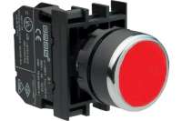 Нажимная кнопка Emas серия B, круглая, красная, с фиксацией, 1НЗ, 250 В AC, 4 А, 10 шт. B200FK