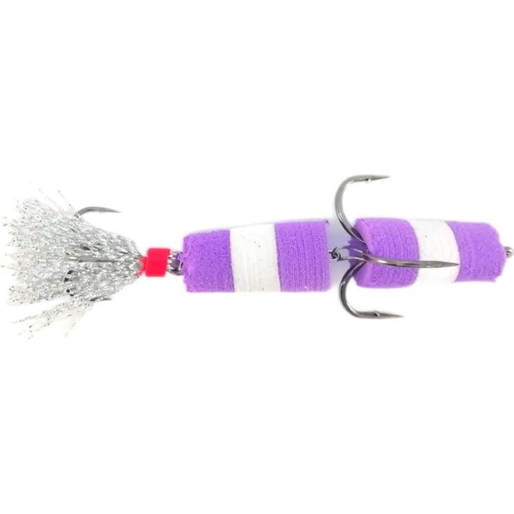 Мандула серебристый хвост, фиолетовый/белый/фиолетовый 08-002-32