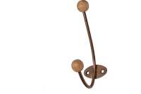 Крючок-вешалка с деревянными шариками Трибатрон КВД-2 бронзовый металлик 4340