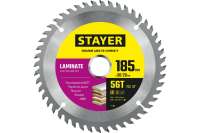 Пильный диск по ламинату STAYER Laminate 185x30/20 мм, 56T, аккуратный рез 3684-185-30-56_z01
