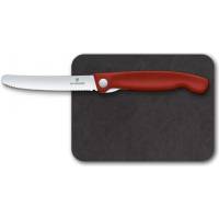 Набор Victorinox Swiss Classic: нож столовый, лезвие 11 см + разделочная доска, красный 6.7191.F1