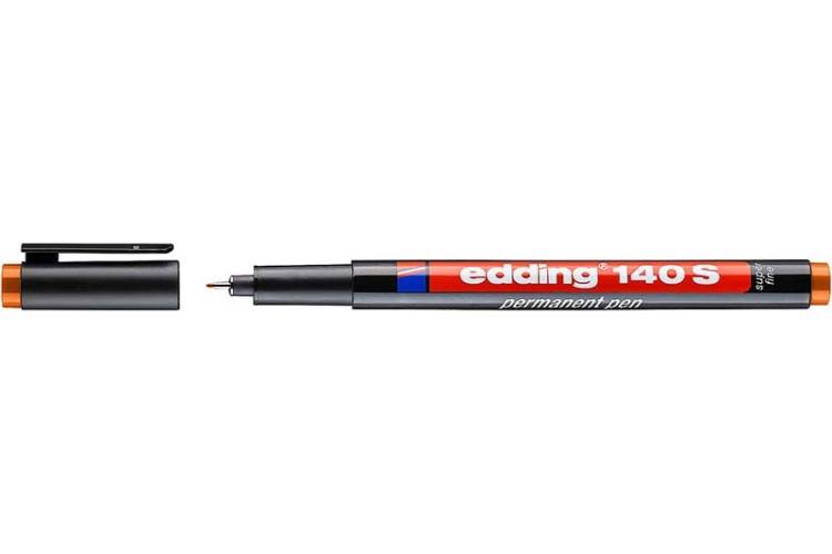 Перманентный маркер для проекторных пленок Edding круглый наконечник, 0.3 мм, оранжевый E-140#6