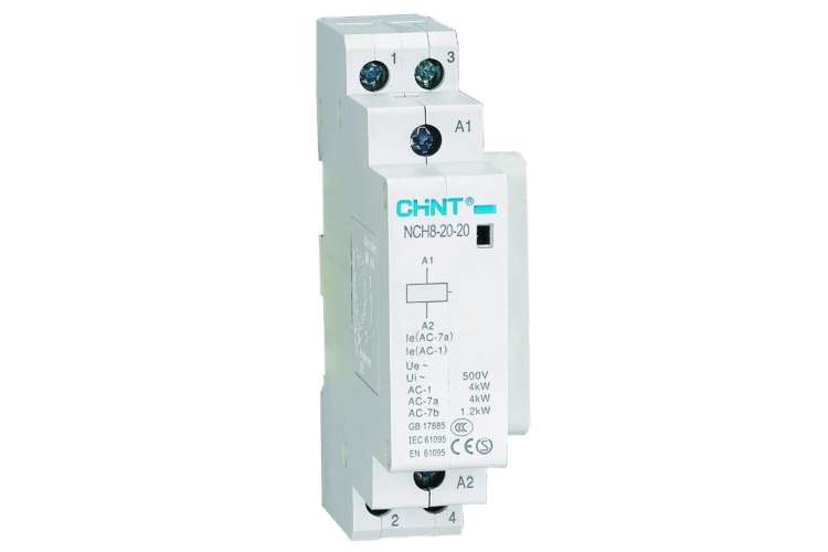 Модульный контактор CHINT NCH8-20/11 20A 1НЗ+1НО AC 220/230В 50Гц 256052