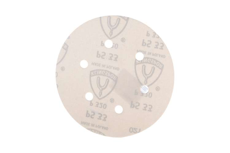 Круг шлифовальный на липучке для обработки красок, лаков и шпаклевок (150 мм; Р320; 6 отверстий) KLINGSPOR 147126