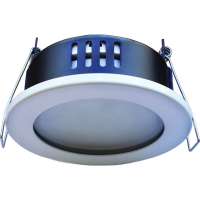 Встраиваемый светильник Ecola GX53 H9 защищенный IP65 без рефлектора, белый 98х55 FW5365ECB