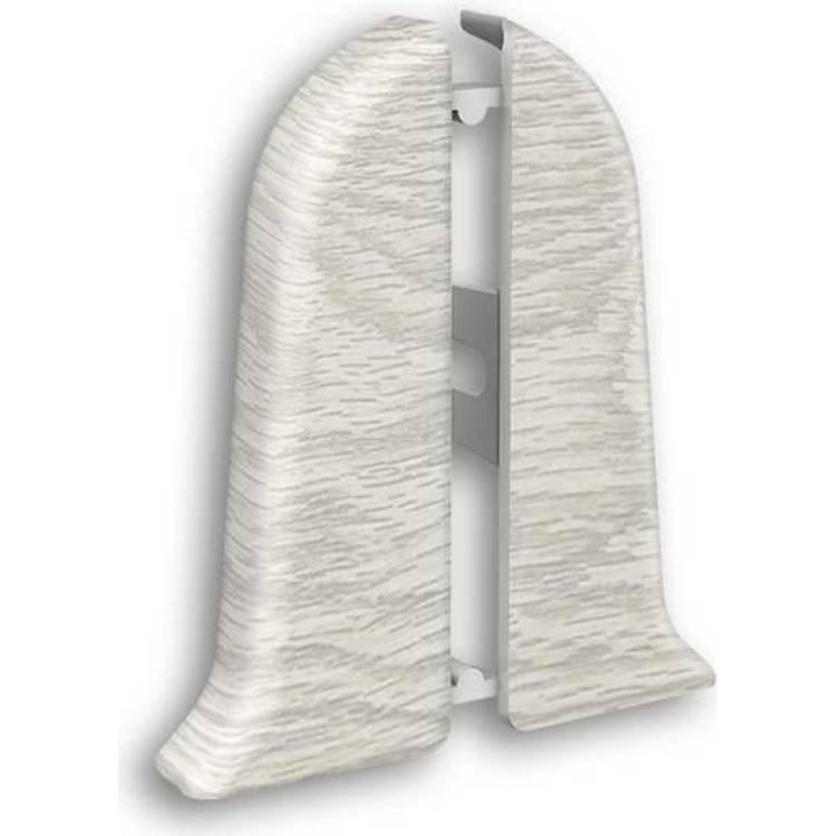 Торцевые заглушки для плинтуса IDEAL Классик 85 мм, 230 дуб айсберг К-П85-Тп-Ф1 230 дуб АЙС