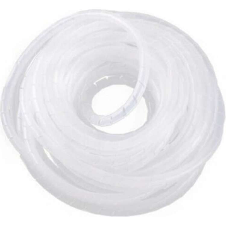 Спиральная монтажная лента HLT ЛСМ-08 пластиковая, белый (упаковка/10м) 084-02-02 4670042792124